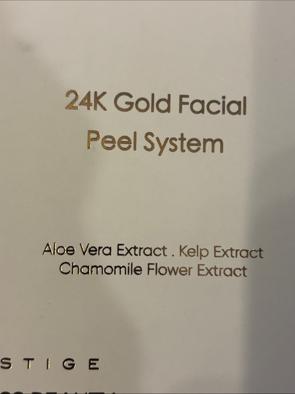 24K Gold Facial Peel System - White - Picture 3 of 5